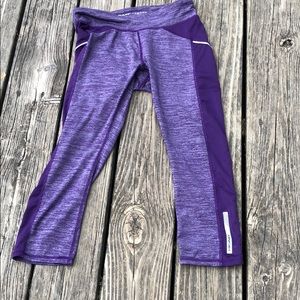 purple head leggings